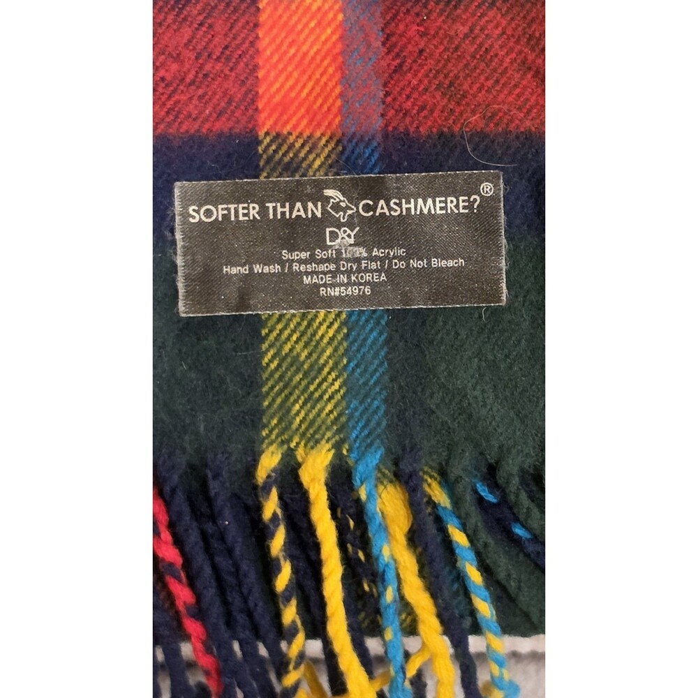 Softer Than Cashmere Plaid Scarf